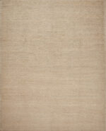 Contemporary Minimalist Wool and Silk Rug in Soft Neutrals Contemporary Minimalist Wool and Silk Rug in Soft Neutrals 61203 by Nazmiyal Antique Rugs