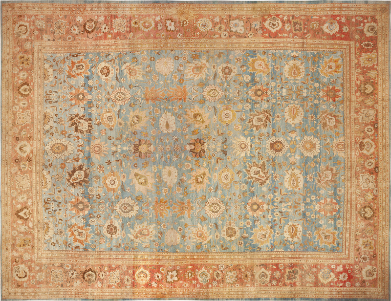 Antique Persian Ziegler Sultanabad Rug, c. 1880s, 17 ft 4 in x 23 ft 9 in — Nazmiyal #73505