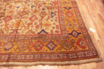 Right Corner of Antique Turkish Oushak Rug 73438 by Nazmiyal Antique Rugs