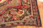 Side of Antique Caucasian Floral Karabagh Rug Sie of Antique Caucasian Floral Karabagh Rug 73654 by Nazmiyal Antique Collection