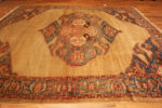 Side of Antique Persian Bakshaish Rug with Bold Geometric Medallion and Rustic Charm Side of Antique Persian Bakshaish Rug with Bold Geometric Medallion and Rustic Charm 73762 by Nazmiyal Antique Rugs