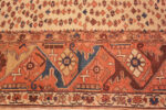 Side of Antique Persian Bakshaish Geometric Tribal Rug 73524 by Nazmiyal Antique Rugs