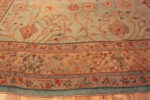 Side of Oversized Antique Turkish Oushak Rug Side of Oversized Antique Turkish Oushak Rug 73413 by Nazmiyal Antique Rugs