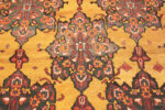 Texture view of Antique Gold Background Persian Bakhtiari Rug Texture view of Antique Gold Background Persian Bakhtiari Rug 43345 by Nazmiyal Antique Rugs