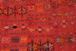 Texture of Vintage Persian Flatweave Gabbeh Tribal Rug Texture of Vintage Persian Flatweave Gabbeh Tribal Rug 73794 by Nazmiyal Antique Rugs