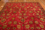 Top of Antique English Arts And Crafts Rug Top of Antique English Arts And Crafts Rug 73420 by Nazmiyal Antique Rugs