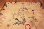 Top of Antique Hooked American Floral Rug 50556 by Nazmiyal Antique Rugs