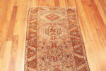 Top of Antique Persian Geometric Rug Top Antique Persian Geometric Rug 73113 by Nazmiyal Antique Rugs