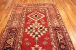 Top of Antique Persian Geometric Serapi 73418 by Nazmiyal Antique Rugs
