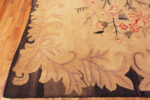 Top Corner of Antique Hooked American Floral Rug 50556 by Nazmiyal Antique Rugs