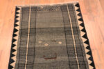 Top view of Primitive Vintage Persian Gabbeh Rug 73789