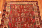 Top of Antique Shirvan Geometric Caucasian Rug 73707 by Nazmiyal Antique Rugs