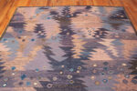 Top view of Swedish Modern Kilim Rug Top view of Swedish Modern Kilim Rug 73607 by Nazmiyal Antique Rugs