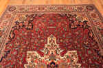 Top view of Antique Heriz Rug with Pictorial Medallion 73668 by Nazmiyal Collection