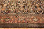 Trim of Oversized Antique Persian Farahan Sarouk Rug 73860 by Nazmiyal Antique Rugs