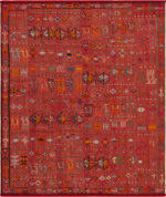 Vintage Persian Flatweave Gabbeh Tribal Rug 73794 Vintage Persian Flatweave Gabbeh Tribal Rug 73794