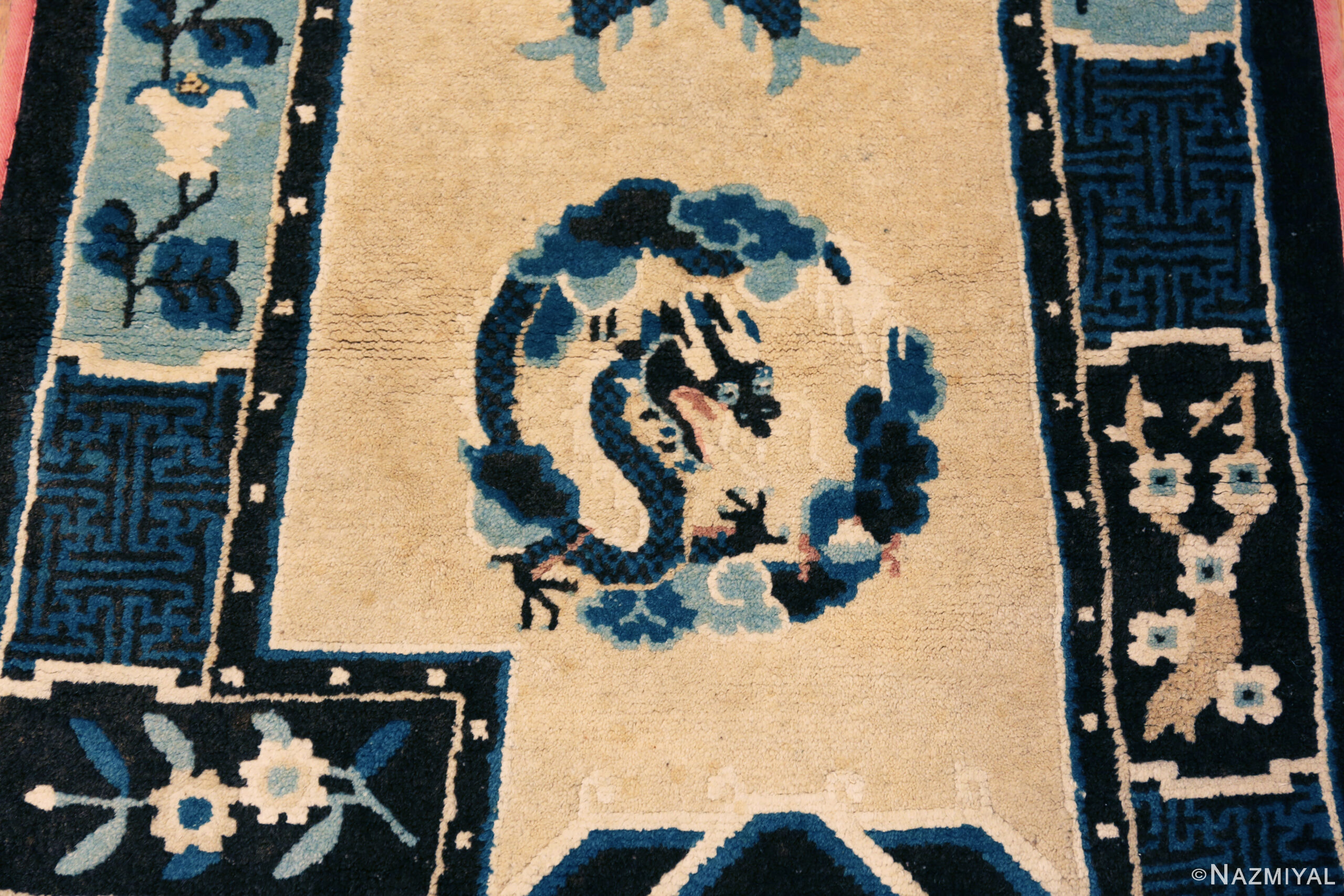 Pair of Antique Chinese Ningxia Saddle Bag Rugs 73621 Nazmiyal