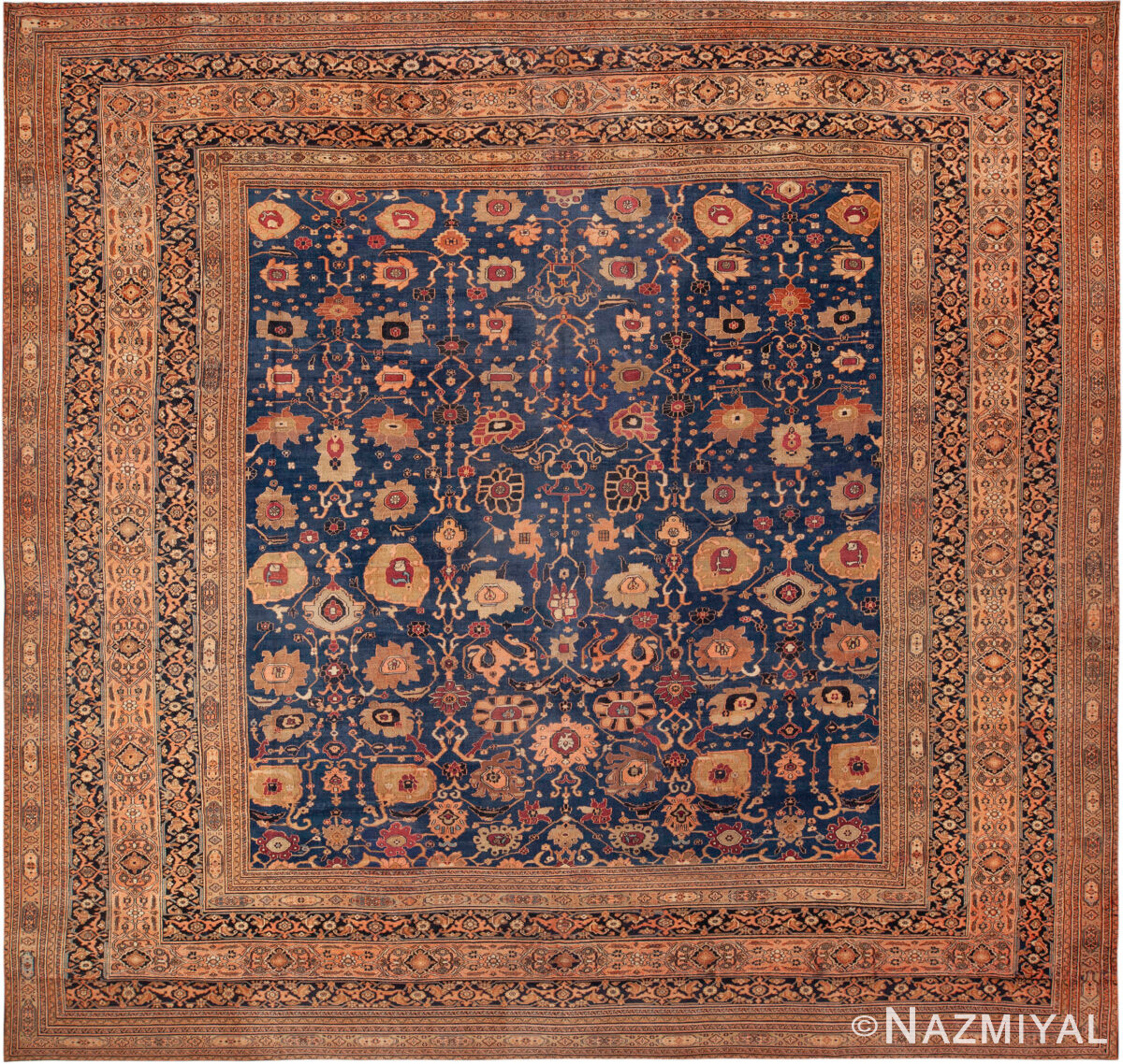 Antique Persian Khorassan Rug 73861 by Nazmiyal Antique Rugs