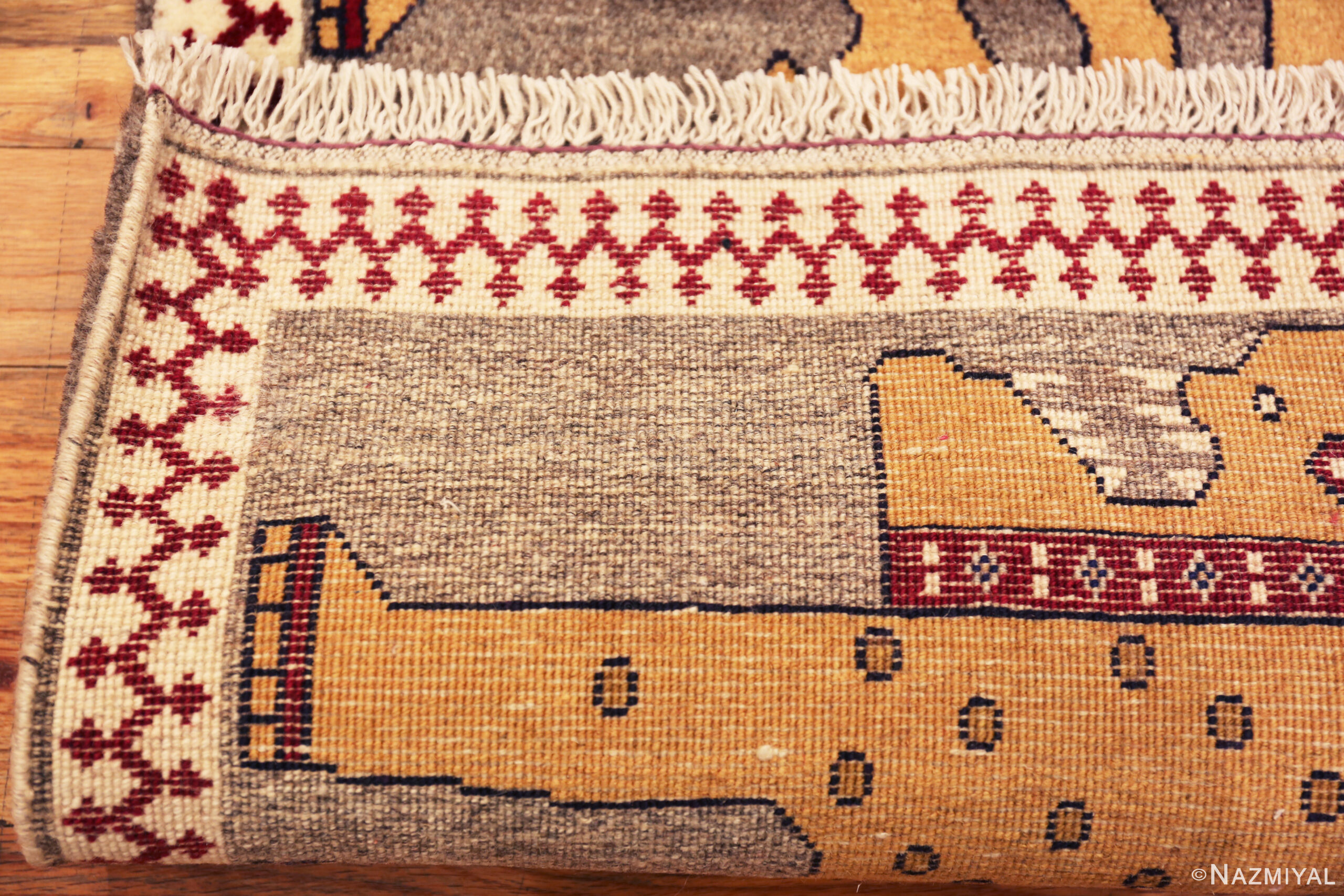 ラグ・カーペット Gabba iranian rug Tree of Life Motif Vintage Persian Gabbeh Rug 73797 Nazmiyal