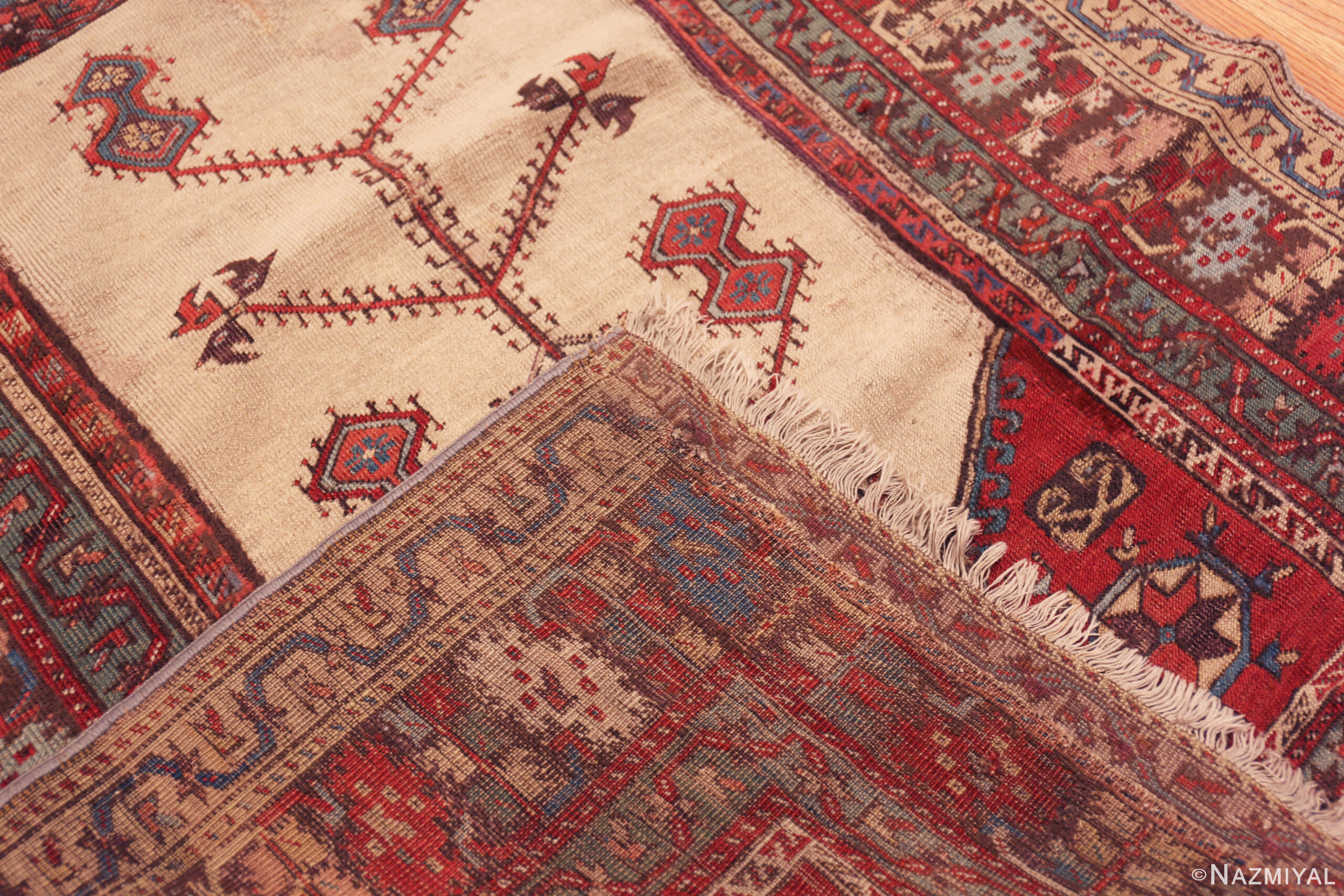 Antique Turkish 17th Century Ladik Prayer Rug 73517 Nazmiyal