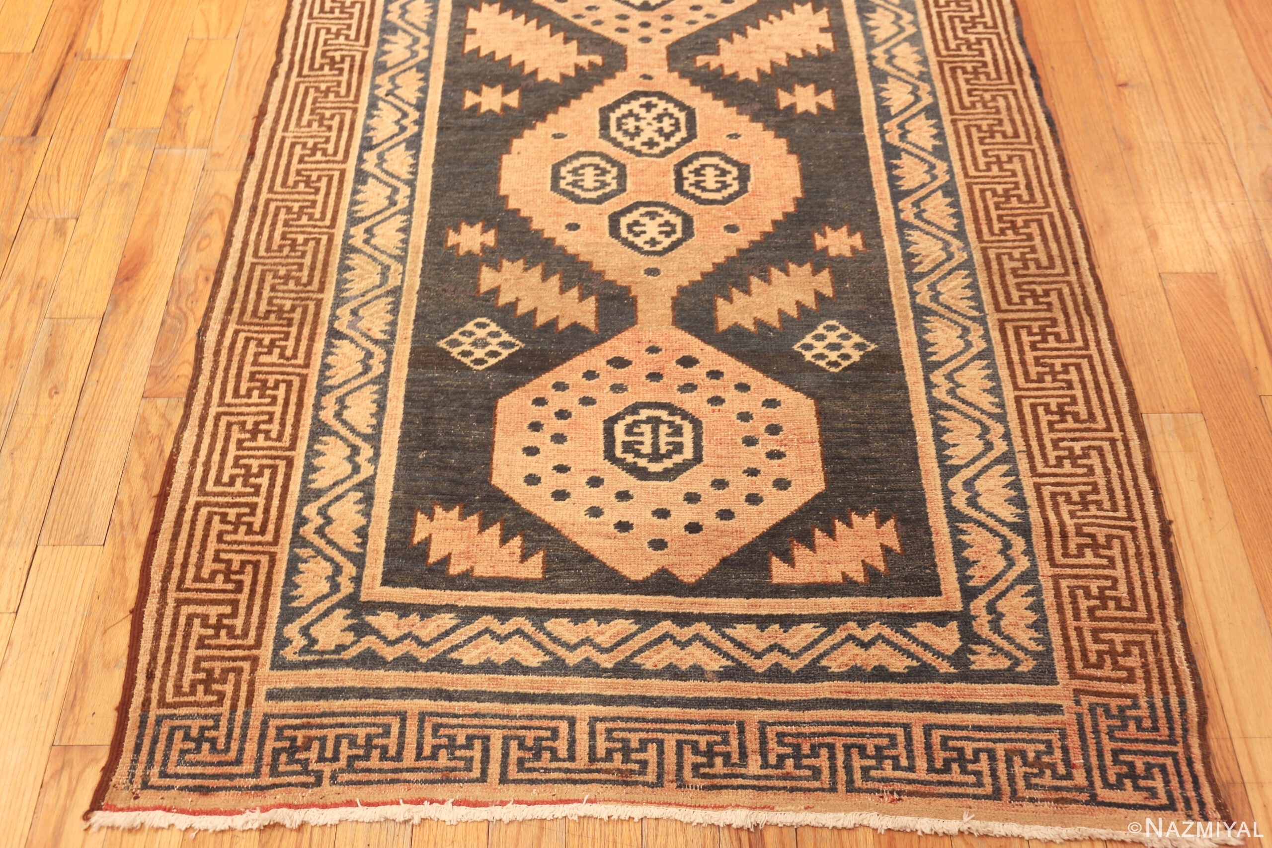Antique Khotan Tribal Runner Rug 73368 Nazmiyal Rugs