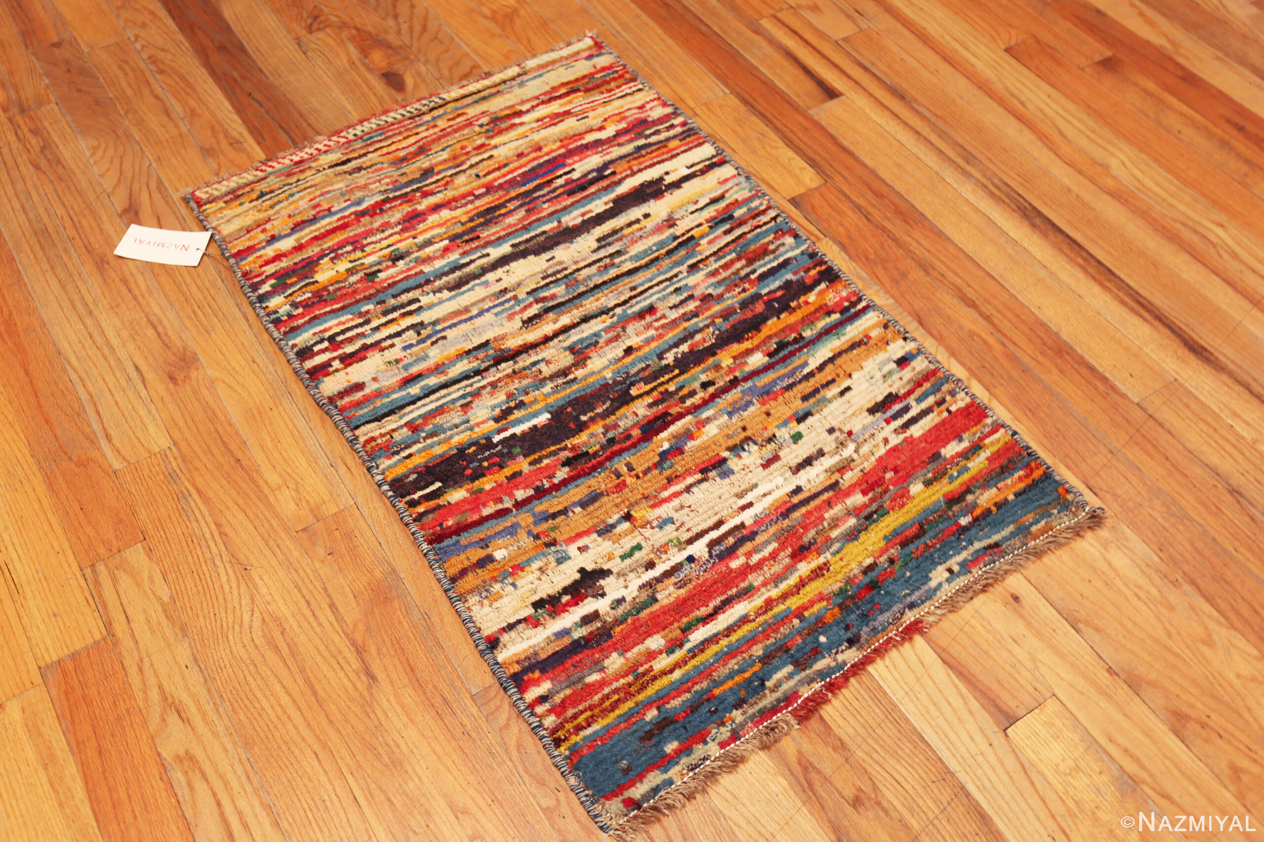 Vintage Persian Gabbeh Rug 73788 Nazmiyal