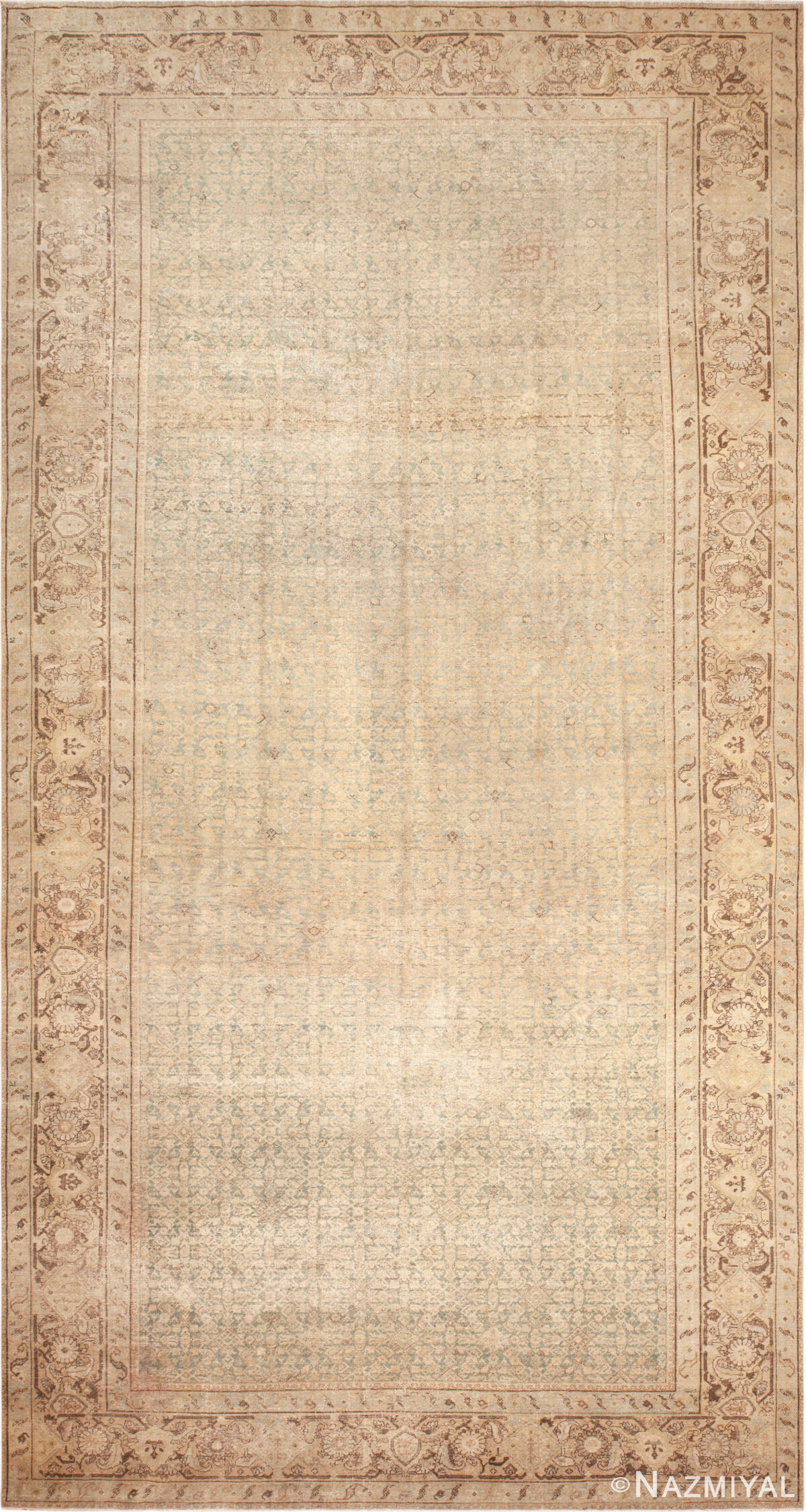 Large Antique Persian Malayer Rug 73819 by Nazmiyal Antique Rugs