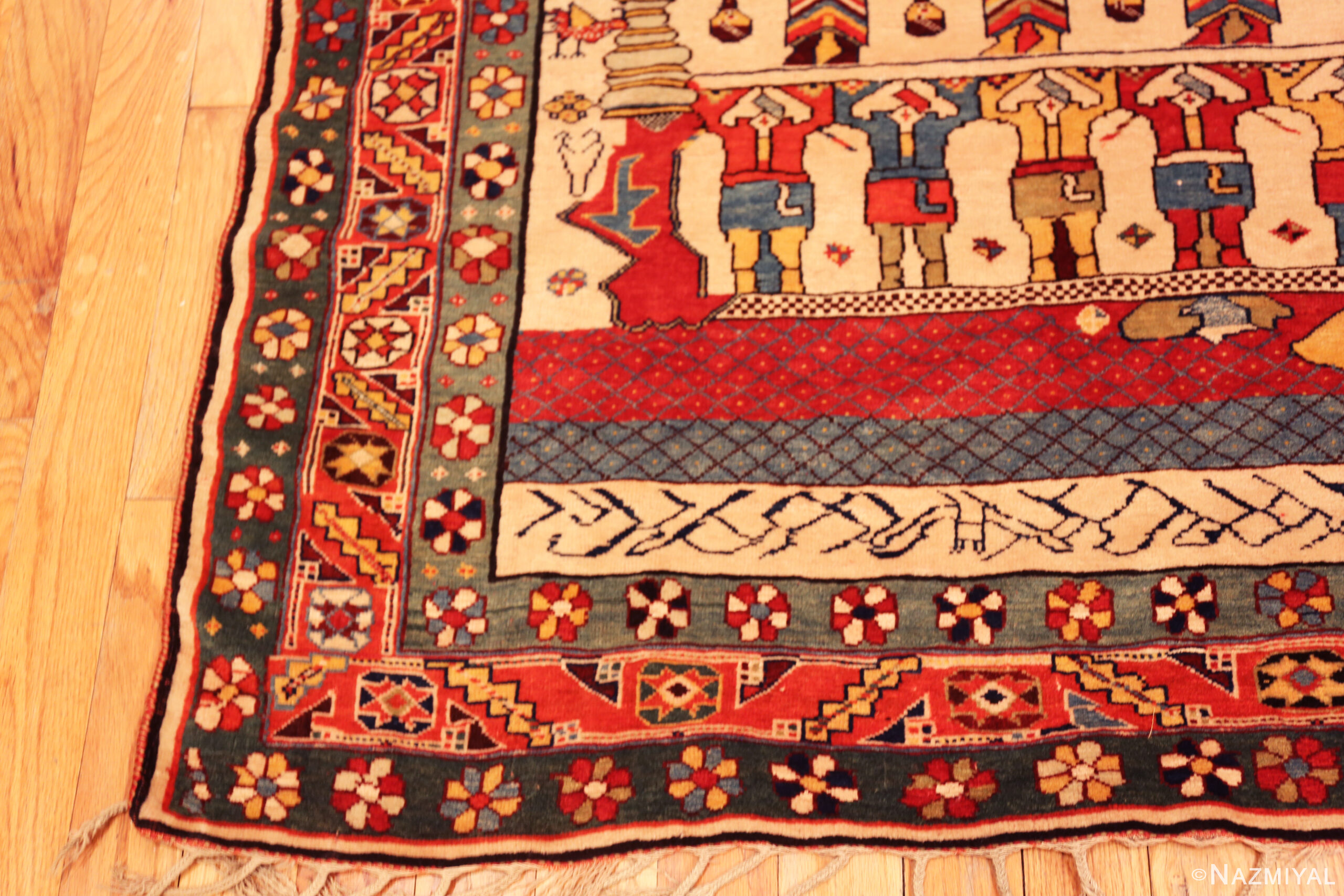 Antique qashqai rug※今だけお値下げ！ Antique Qashqai rug - Farnham Antique Carpets