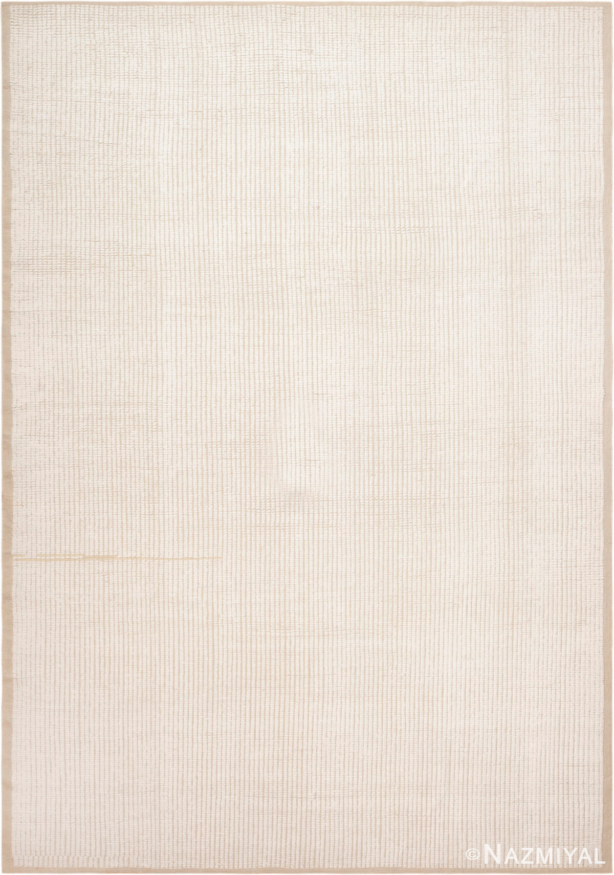 Modern Minimalist Central Asian Cotton Rug 61261 by Nazmiyal Antique Rugs