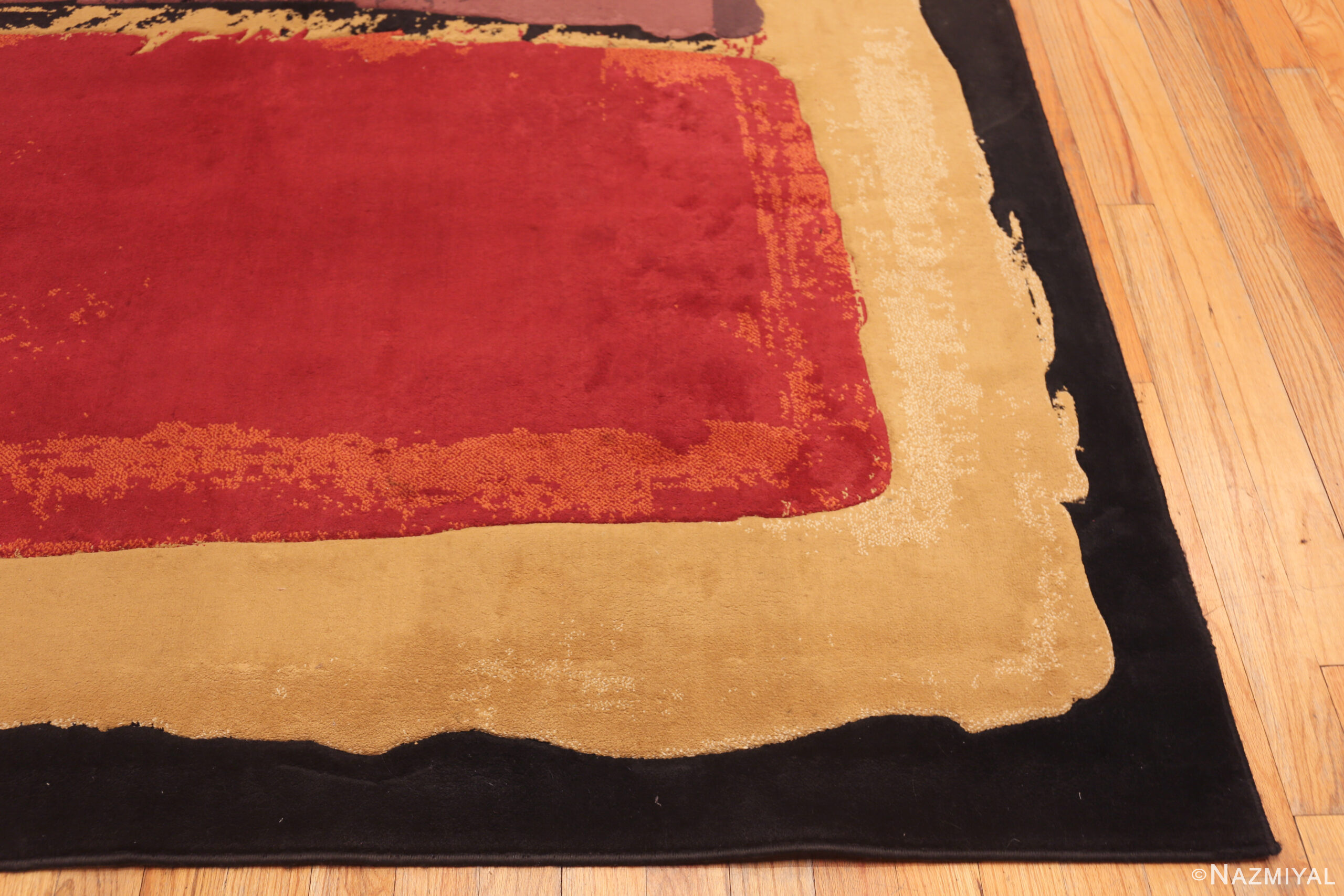 Top Corner of Vintage Egyptian Andy Warhol Inspired Art Rug 73329 by Nazmiyal Antique Collection