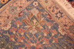 Weave of Antique Persian Tabriz Rug with Celestial Border 73669 by Nazmiyal Collection