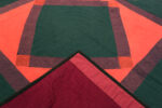 Back of Antique American Amish Textile Back of Antique American Amish Textile 73838 by Nazmiyal Antique Rugs