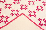 Back of Antique American Quilt Textile Back of Antique American Quilt Textile 73843 by Nazmiyal Antique Rugs