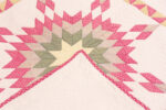 Back of Antique American Star of Bethlehem Quilt Textile Back of Antique American Star of Bethlehem Quilt Textile 73839 by Nazmiyal Antique Rugs