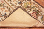 Back of Antique Italian Banner Embroidery Back of Antique Italian Banner Embroidery 73846 by Nazmiyal Antique Rugs