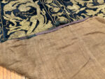 Back of Blue Antique Balkan Embroidery Textile 72402 by Nazmiyal Antique Rugs