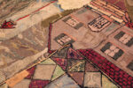Back Detail of Artistic Antique American Hooked Rug Back Detail of Artistic Antique American Hooked Rug 73572 by Nazmiyal Antique Rugs