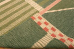 Back of Modern Swedish Inspired Kilim Rug Spring Geometry 73881 by Nazmiyal Collection