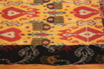 Border of 19th Century Silk Antique Ikat Uzbek Floral Suzani Border of 19th Century Silk Antique Ikat Uzbek Floral Suzani 73353 by Nazmiyal Antique Rugs