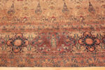 Border of Antique Persian Kerman Rug Border of Antique Persian Kerman Rug 70834 by Nazmiyal Antique Rugs