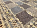 Border of Swedish Style Modern Kilim Rug Border of Swedish Style Modern Kilim Rug 73362 by Nazmiyal Antique Rugs