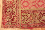 Bordered Corner of Antique Italian Antependium Embroidery Bordered Corner of Antique Italian Antependium Embroidery 73847 by Nazmiyal Antique Rugs