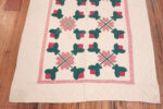 Bottom of Antique American Quilt Textile Bottom of Antique American Quilt Textile 73840 by Nazmiyal Antique Rugs