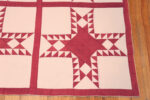Bottom of Antique American Quilt Textile Bottom of Antique American Quilt Textile 73842 by Nazmiyal Antique Rugs