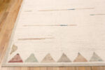 Corner of Modern Central Asian Cotton Rug 61242 by Nazmiyal Antique Rugs