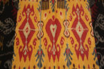 Detail of 19th Century Silk Antique Ikat Uzbek Floral Suzani Detail of 19th Century Silk Antique Ikat Uzbek Floral Suzani 73353 by Nazmiyal Antique Rugs