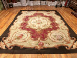 Floor View of Antique Aubusson French Carpet Floor View of Antique Aubusson French Carpet 43641 by Nazmiyal Collection