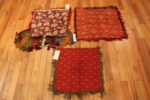 Front of Full Set of Antique Uzbek Lakhai Bags Set 73379 by Nazmiyal Antique Rugs