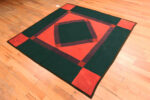 Full View of Antique American Amish Textile Full View of Antique American Amish Textile 73838 by Nazmiyal Antique Rugs