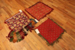 Full View of Set of Antique Uzbek Lakhai Bags Set 73379 by Nazmiyal Antique Rugs
